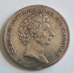 Karl XIV Johan 1/16 Riksdaler Specie 1835