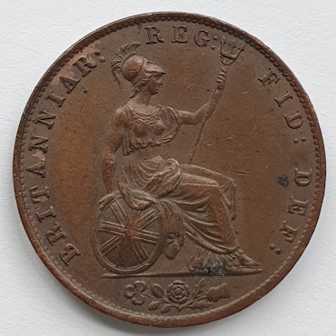 Victoria, 1/2 Penny 1841