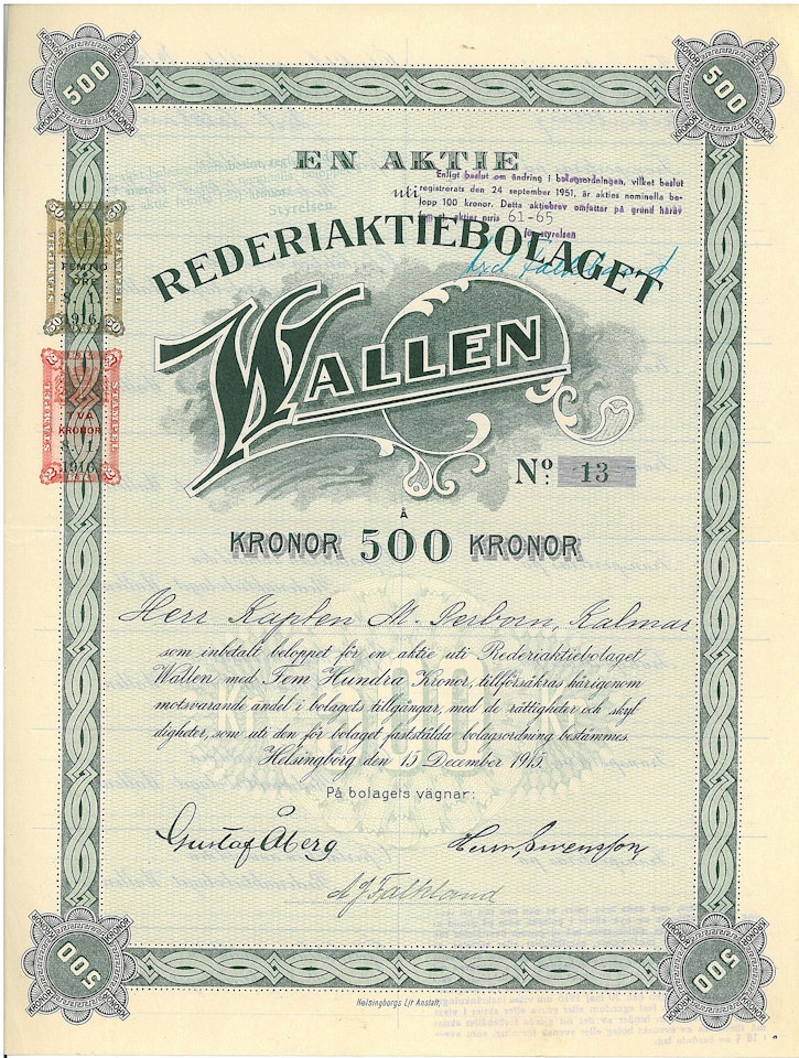 Rederi AB Wallen 1915