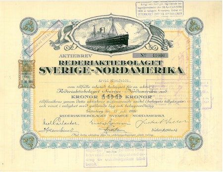 Rederi AB Sverige Nordamerika, 1916