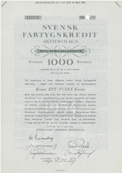 Svensk Fartygskredit AB, 4% Obligation