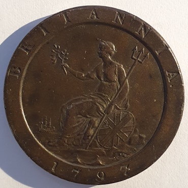 George III, 2 pence 1797