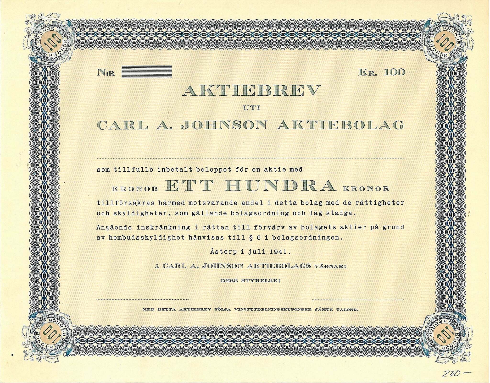 Carl A. Johnson AB