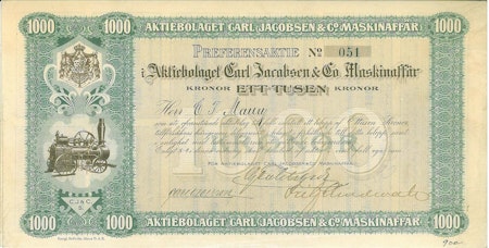 Carl Jacobsen & Co. Maskinaffär AB