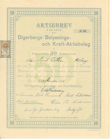 Digerbergs Belysnings och Kraft AB