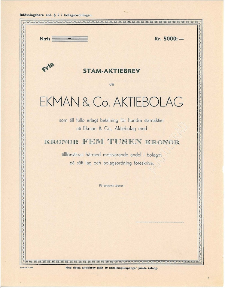 Ekman & Co. AB