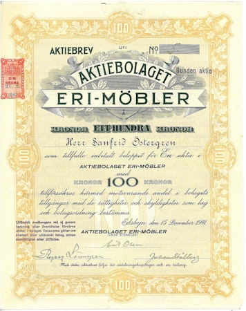 Eri-Möbler, AB