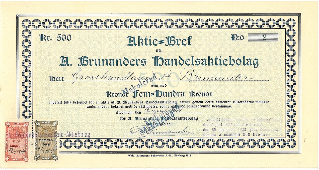 A. Brunanders Handels AB