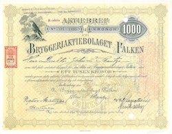 Bryggeri AB Falken, 1917