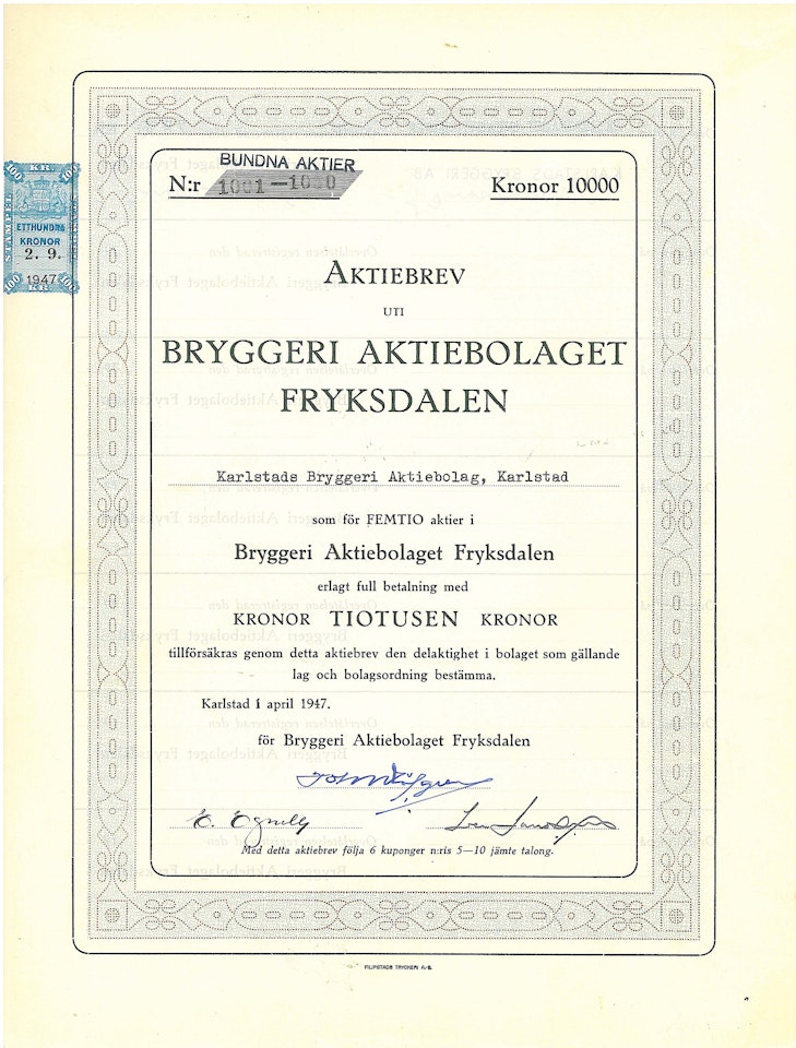 Bryggeri AB Fryksdalen