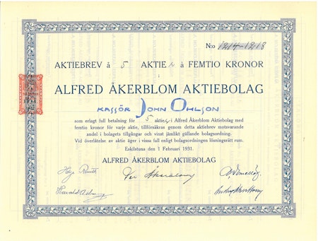 Alfred Åkerblom AB