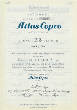 Atlas Copco AB 1956