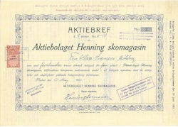 Henning Skomagasin, AB