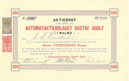 Automat AB Gustaf Adolf
