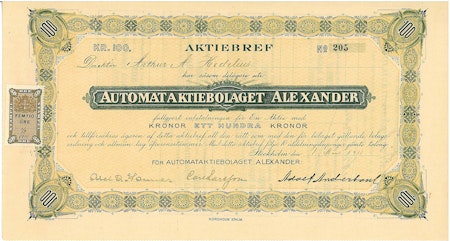 Automat AB Alexander