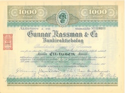 Gunnar Kassman & Co. Bankir AB