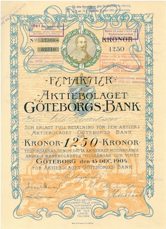 Göteborgs Bank, 1904
