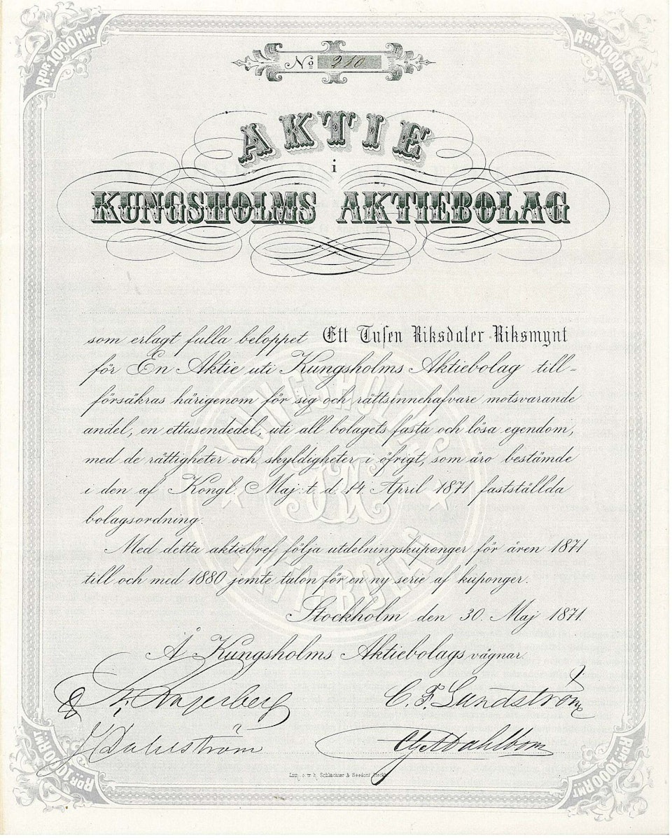 Kungsholms AB 1871