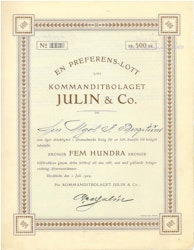 Kommanditbolaget Julin & Co.
