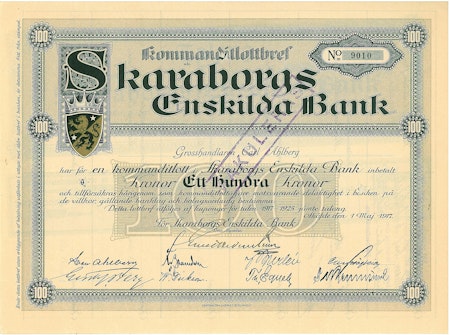 Skaraborgs Enskilda Bank, 100 kr