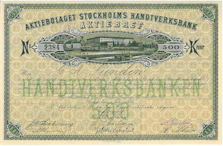 Stockholms Handtverksbank, AB