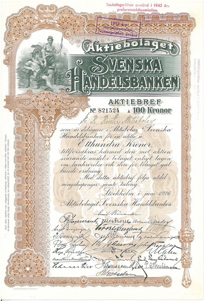 Svenska Handelsbanken 1926