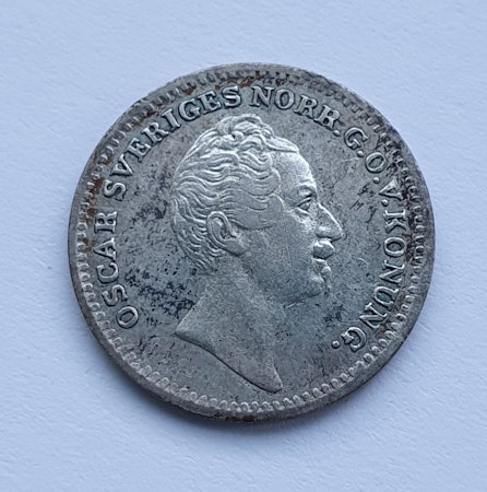 Oscar I, 1/16 Riksdaler Specie 1852