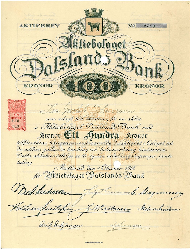 Dalslands Bank, AB