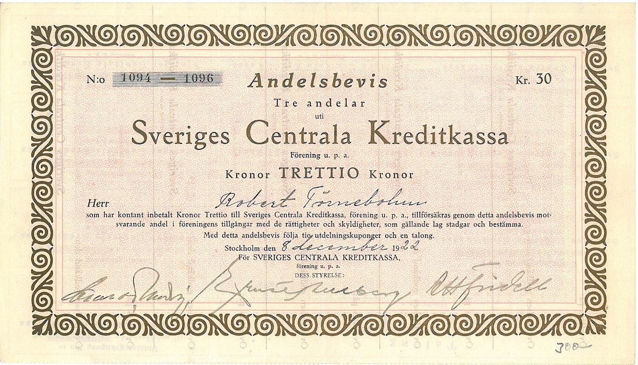 Sveriges Centrala Kreditkassa