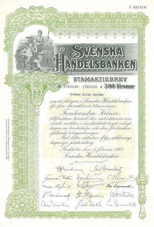 Svenska Handelsbanken 1965