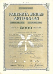 Fagersta Bruk, AB, 2000kr