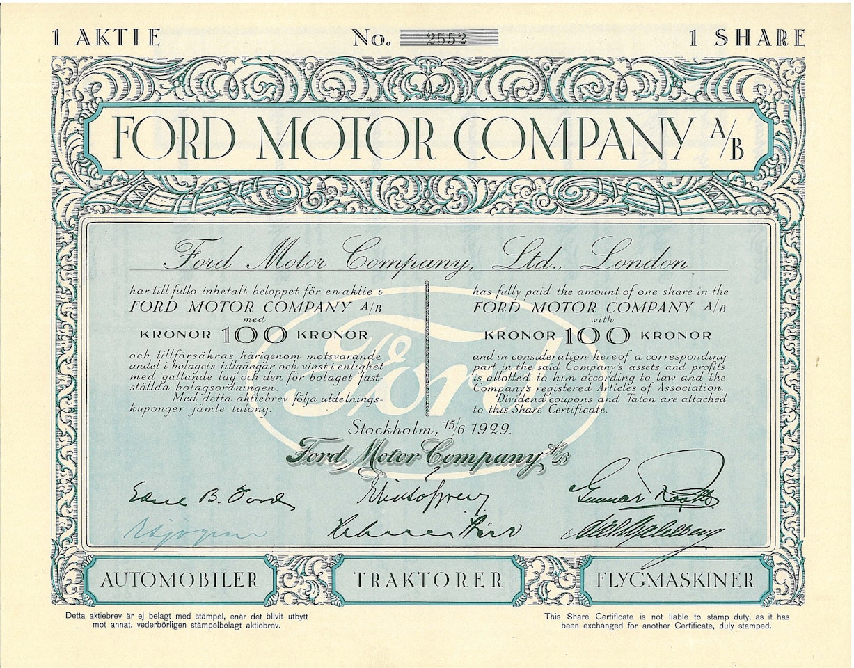 Ford Motor Company AB