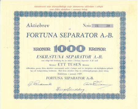 Fortuna Separator AB