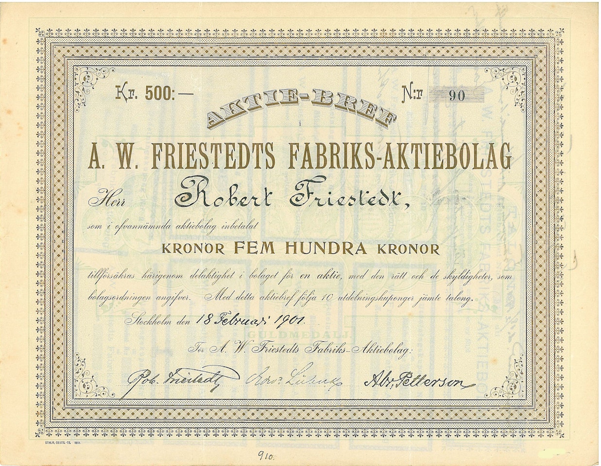 A.W. Friestedts Fabriks AB