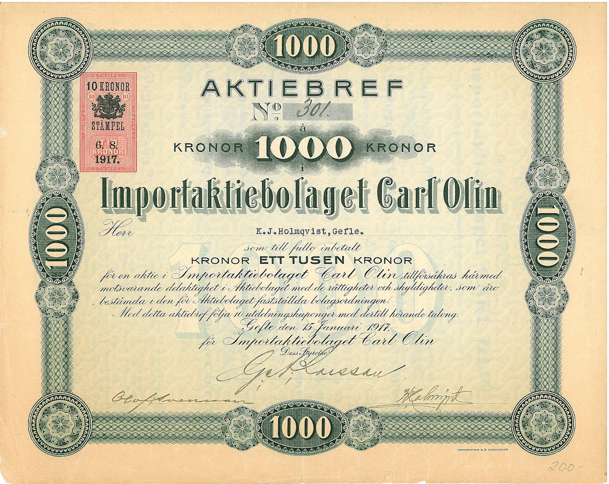 Import AB Carl Olin