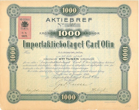 Import AB Carl Olin