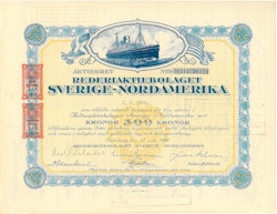 Rederi AB Sverige Nordamerika, 500 kr, 1916