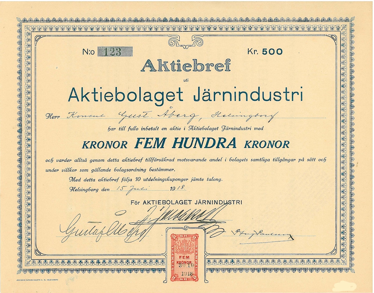 Järindustri, AB