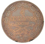 Oskar I, 4 Skilling Banco 1855