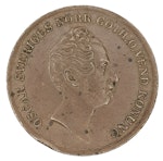 Oscar I, 2 Skilling Banco, 1847