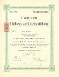 Göteborgs Antikvitets AB, 500 kr