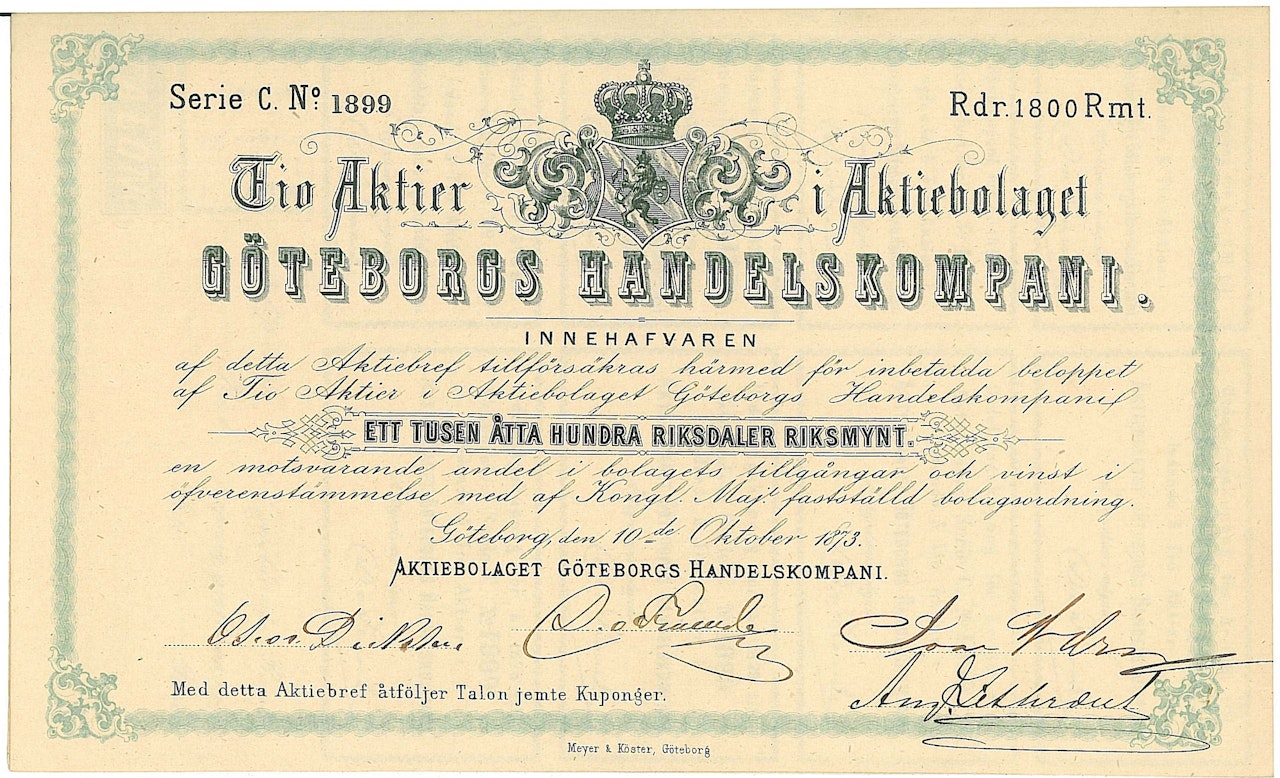 Göteborgs Handelskompani 1873
