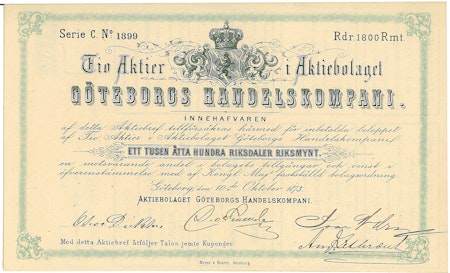 Göteborgs Handelskompani 1873