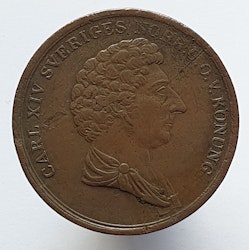 Karl XIV Johan 2 Skilling Banco 1835