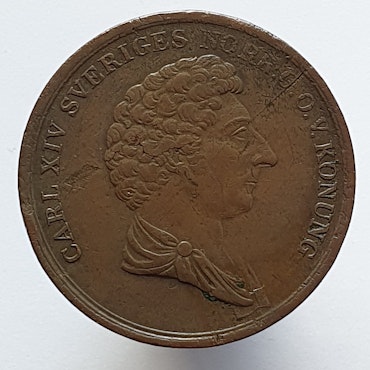 Karl XIV Johan 2 Skilling Banco 1835