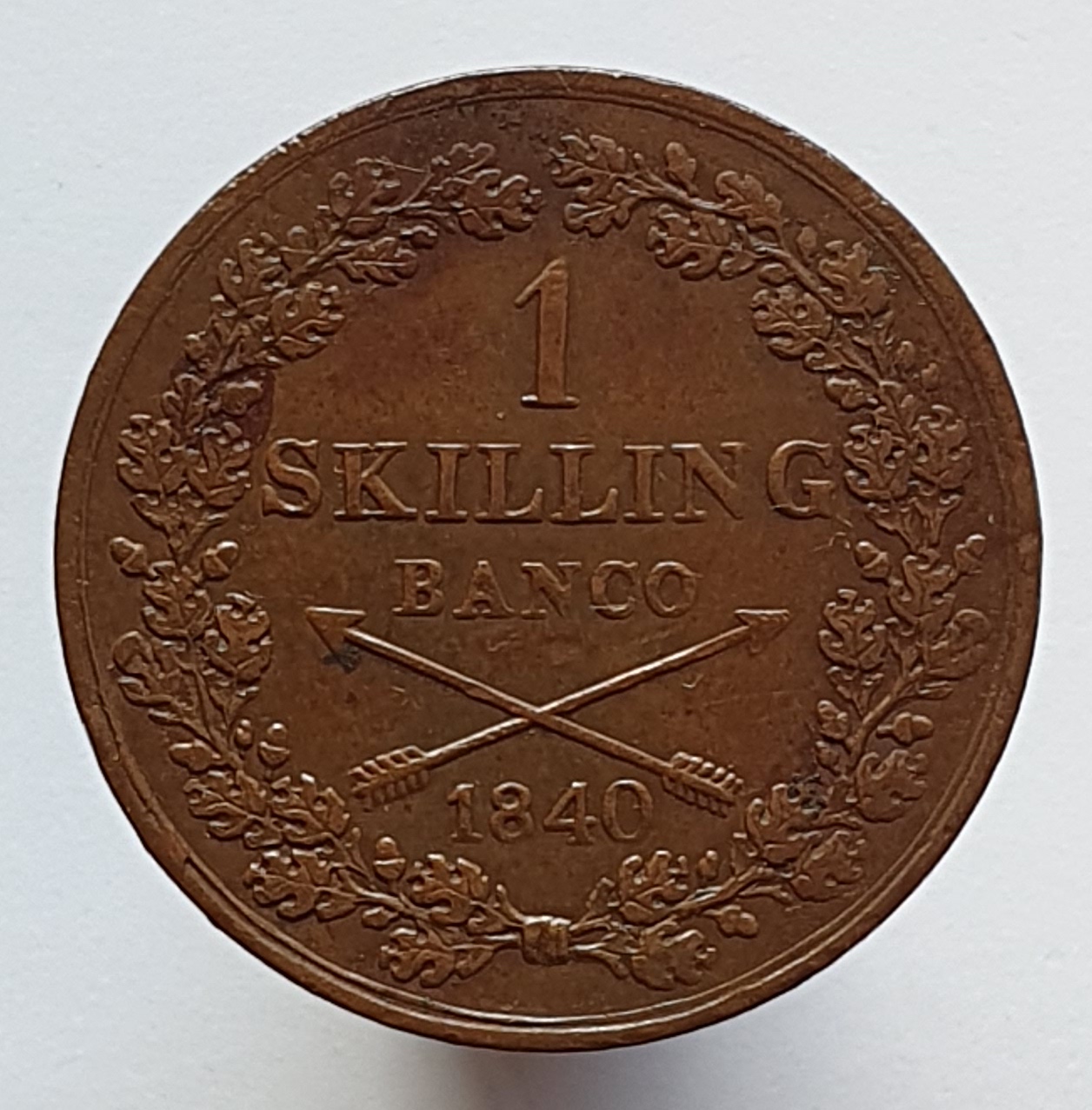 Karl XIV Johan 2 Skilling Banco 1840