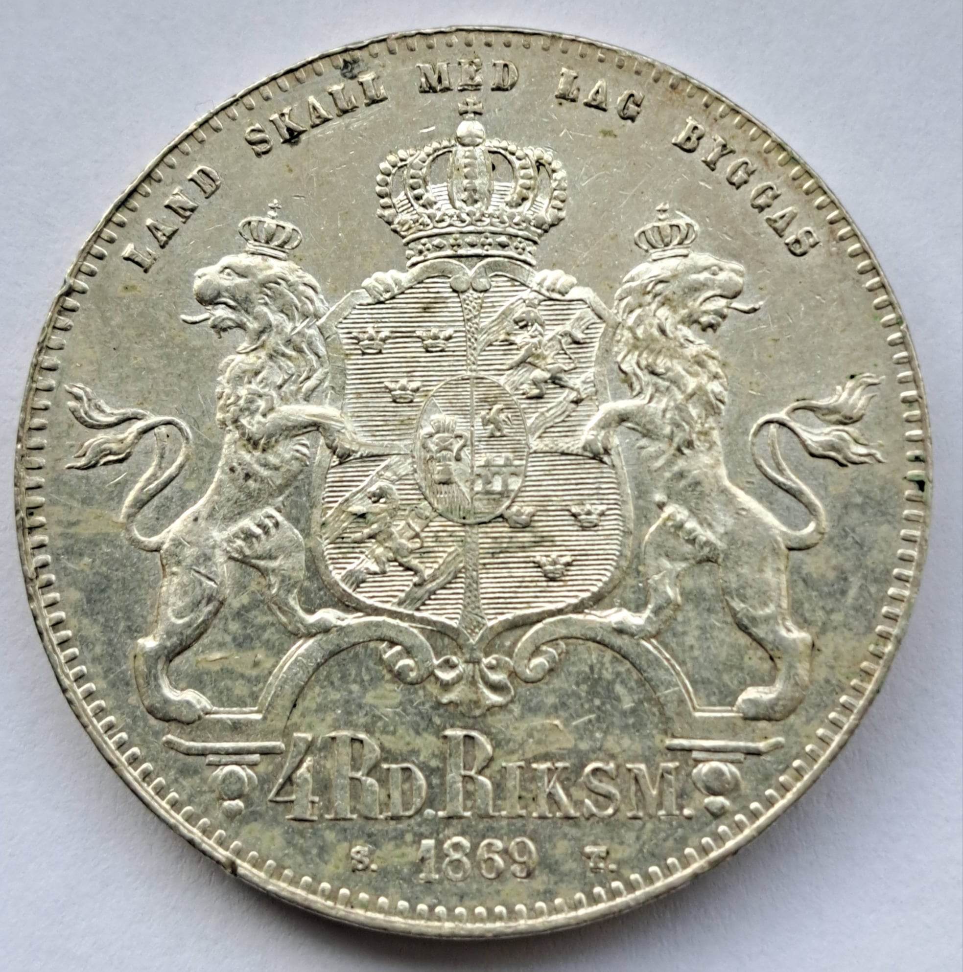 Karl XV 4 Rdr Rmt, 1869
