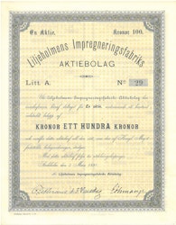 Liljeholmens Impregneringsfabriks AB, Litt A.