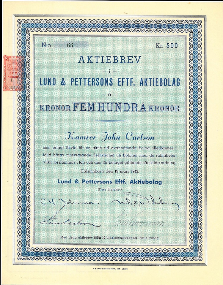 Lund & Pettersons Eftf. AB
