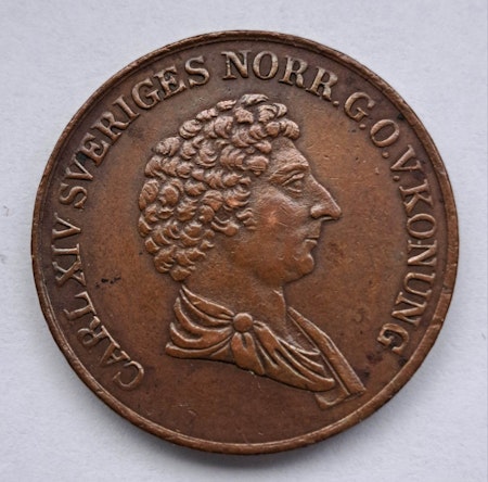 Karl XIV Johan 1 Skilling Banco 1840